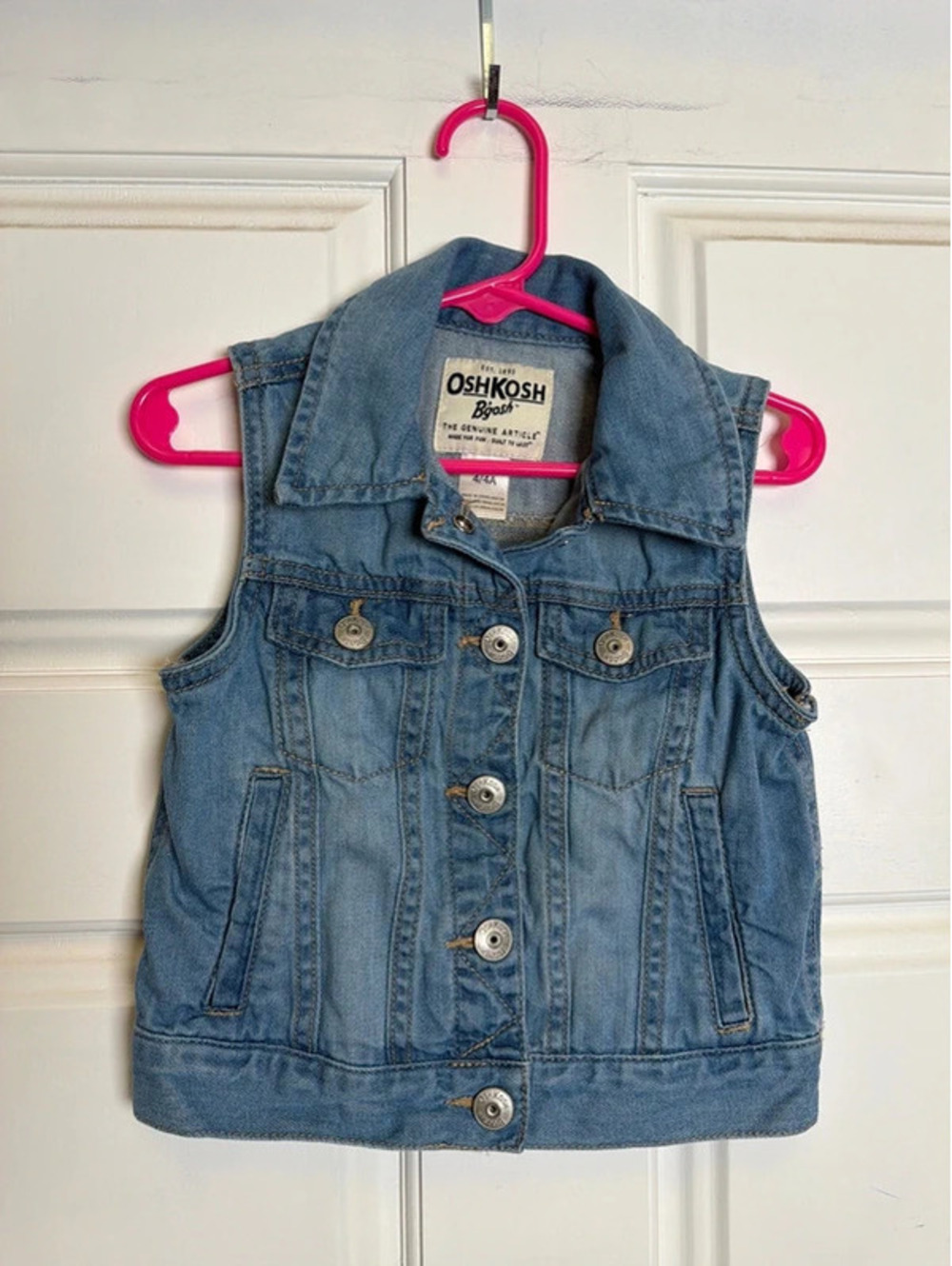 Girls Denim Snap Jean Jacket 4T
